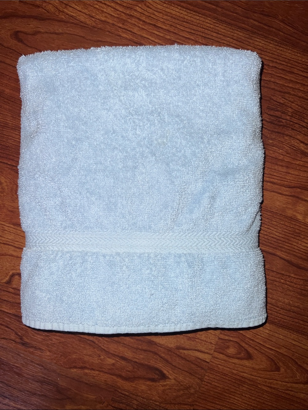 Fieldcrest Light Blue Cotton Bath Towel